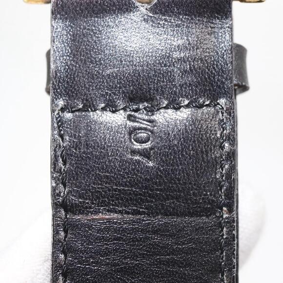 CELINE Shoulder Bag Leather Black Gold - Picture 13 of 13